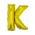 Balon foliowy złoty litera K (85 cm)